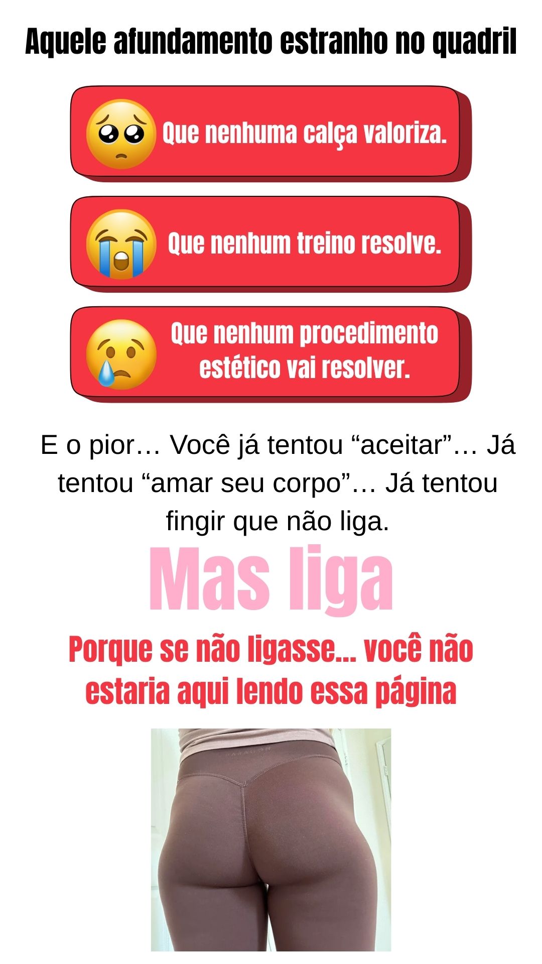 Aquele afundamento estranho no quadril