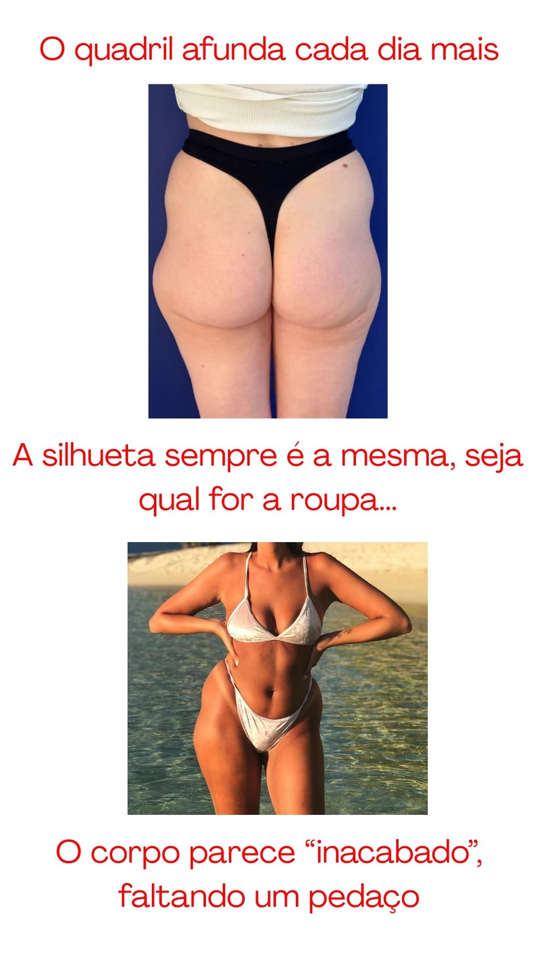 O quadril afunda cada dia mais